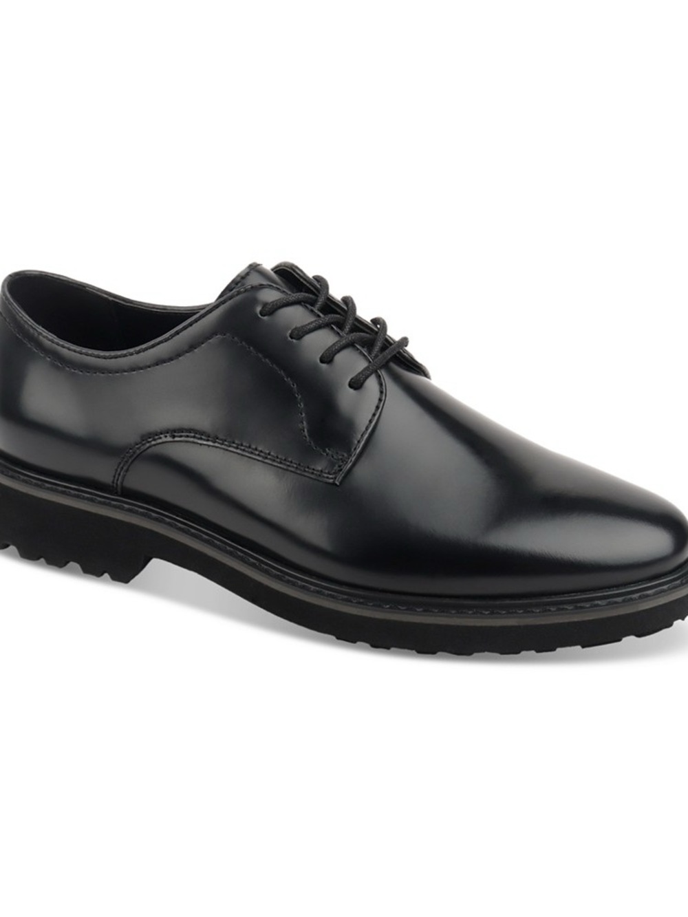 INC International Men's Black Callan Derby Dress Shoe Size 9.5